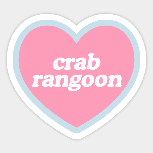 Crab Rangoon Shirt | Crab Rangoon Gift | Best Friend Gift | Crab Rangoon Sticker by Hamza Froug